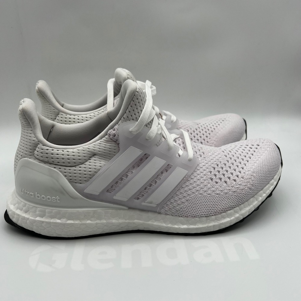 Adidas Ultraboost 1.0 DNA Sneakers Mens 8 White Solid Primeknit Running Shoes